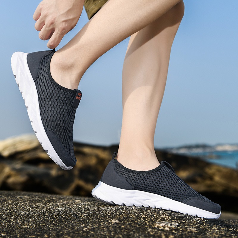 🔥Last Day Promotion 70% OFF 🎁 Men's Casual Leather Good Arch Support & Non-slip Outdoor Breathable Walking Shoes - 2001