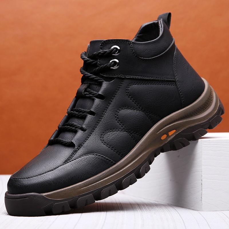 🔥Last Day Promotion 70% OFF 🎁 Men's Casual Leather Good Arch Support & Non-slip Outdoor Breathable Walking Shoes - 2028