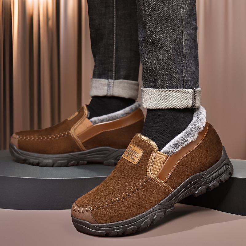 🔥Last Day Promotion 70% OFF 🎁 🔥Cotton Velvet Winter Warm Non-slip Shoes FOR MALE & FEMALE - 2031