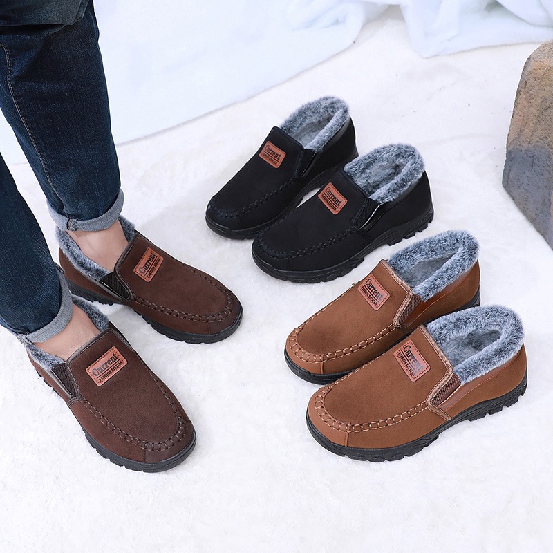 🔥Last Day Promotion 70% OFF 🎁 🔥Cotton Velvet Winter Warm Non-slip Shoes FOR MALE & FEMALE - 2031