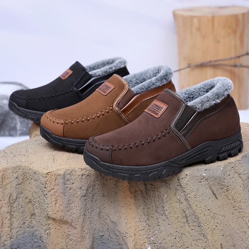 🔥Last Day Promotion 70% OFF 🎁 🔥Cotton Velvet Winter Warm Non-slip Shoes FOR MALE & FEMALE - 2031