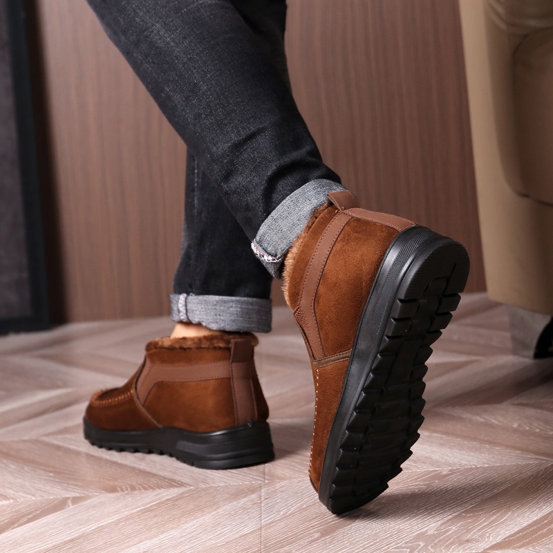 🔥Last Day Promotion 70% OFF 🎁 🔥Cotton Velvet Winter Warm Non-slip Shoes FOR MALE & FEMALE - 2031