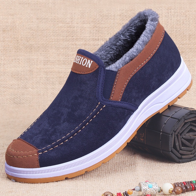 🔥On This Week Sale 70% OFF🔥 Men's Casual Warm Snow Boots, Ankle Height, Fabric Lining, Rubber Sole, Solid Color, Outdoor Footwear - W014