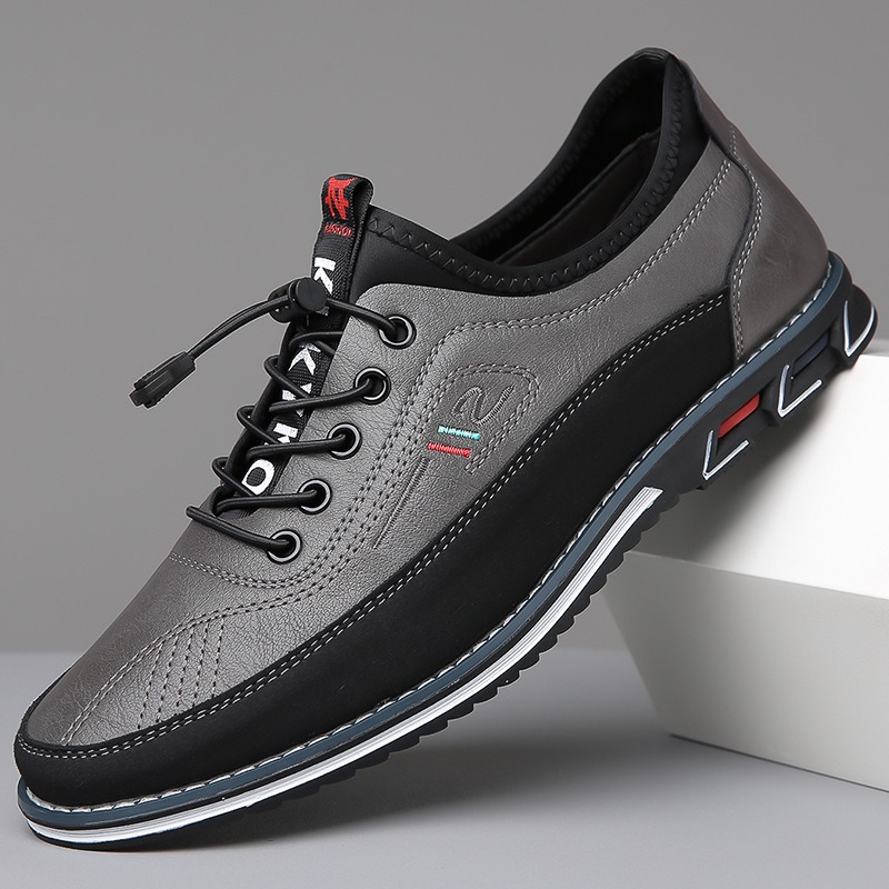 🔥On This Week Sale 70% OFF🔥 Men's Casual Shoes - Elastic Shoelaces, Wear-Resistant Non-Slip Soles for Outdoor & Office Daily Wear