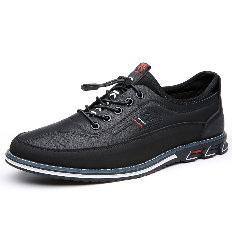 🔥On This Week Sale 70% OFF🔥 Men's Casual Shoes - Elastic Shoelaces, Wear-Resistant Non-Slip Soles for Outdoor & Office Daily Wear