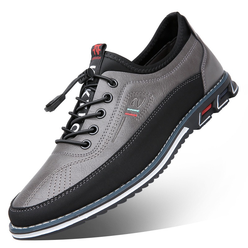 🔥On This Week Sale 70% OFF🔥 Men's Casual Shoes - Elastic Shoelaces, Wear-Resistant Non-Slip Soles for Outdoor & Office Daily Wear