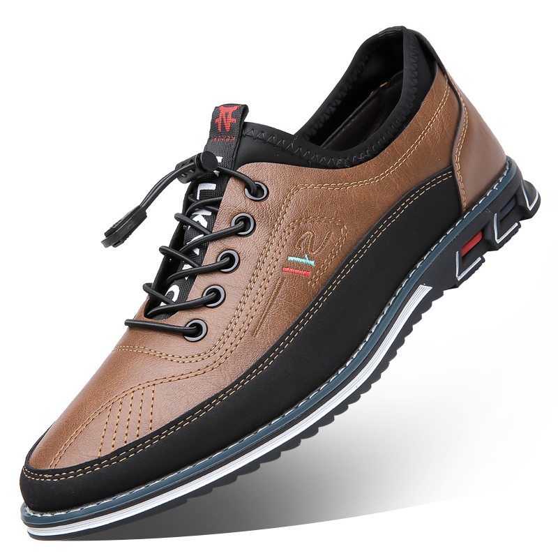 🔥On This Week Sale 70% OFF🔥 Men's Casual Shoes - Elastic Shoelaces, Wear-Resistant Non-Slip Soles for Outdoor & Office Daily Wear