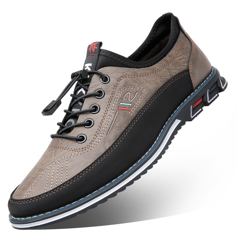🔥On This Week Sale 70% OFF🔥 Men's Casual Shoes - Elastic Shoelaces, Wear-Resistant Non-Slip Soles for Outdoor & Office Daily Wear