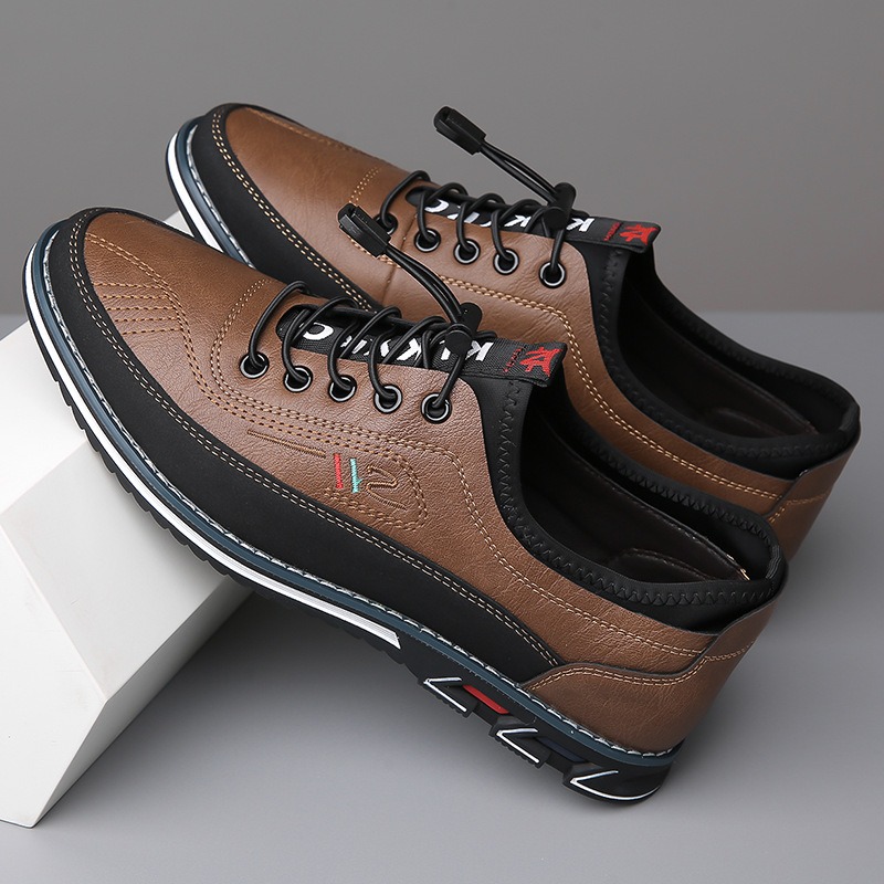 🔥On This Week Sale 70% OFF🔥 Men's Casual Shoes - Elastic Shoelaces, Wear-Resistant Non-Slip Soles for Outdoor & Office Daily Wear