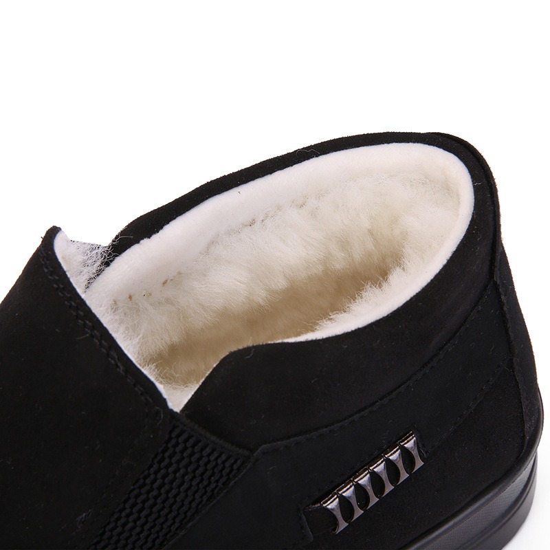 🔥On This Week Sale 70% OFF🔥 Men's Casual Warm Snow Boots, Ankle Height, Fabric Lining, Rubber Sole, Solid Color, Outdoor Footwear - W020