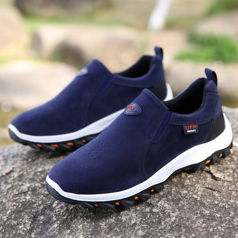 🔥Last Day Promotion 70% OFF 🎁  Men's Outdoor Non-slip Comfy Arch Support Walking Shoes, Comfy Orthopedic Walking Shoes - 2012