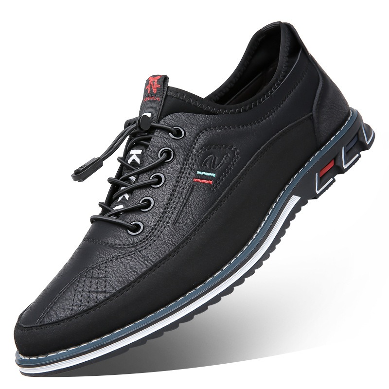 🔥On This Week Sale 70% OFF🔥 Men's Casual Shoes - Elastic Shoelaces, Wear-Resistant Non-Slip Soles for Outdoor & Office Daily Wear