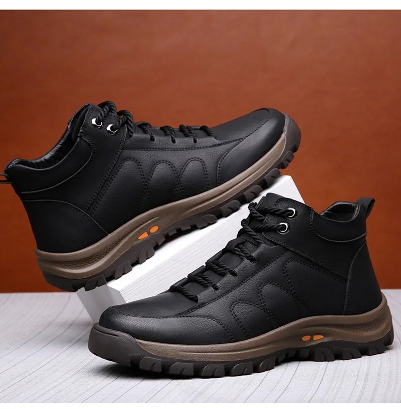 🔥Last Day Promotion 70% OFF 🎁 Men's Casual Leather Good Arch Support & Non-slip Outdoor Breathable Walking Shoes - 2028
