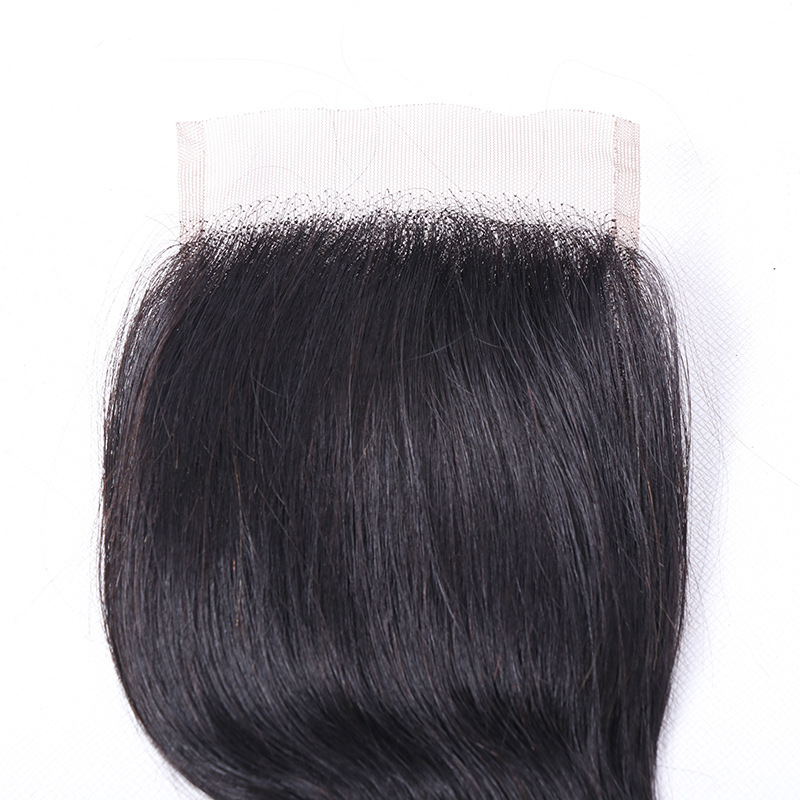 4x4 Remy Human Hair Body Wave Lace Closure Natural Black Color WIGLTD
