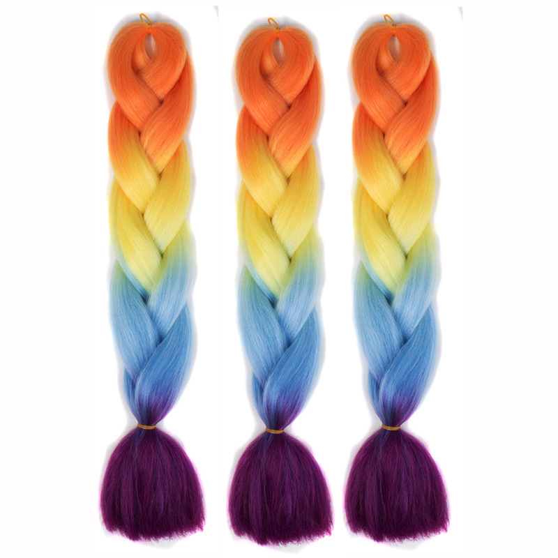 100g 24 Inches High Temperature Synthetic Fiber Braiding Hair Netby