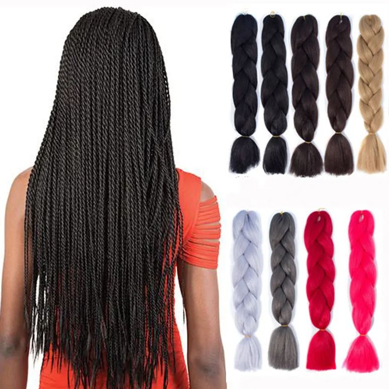 100g 24 Inches High Temperature Synthetic Fiber Braiding Hair Netby