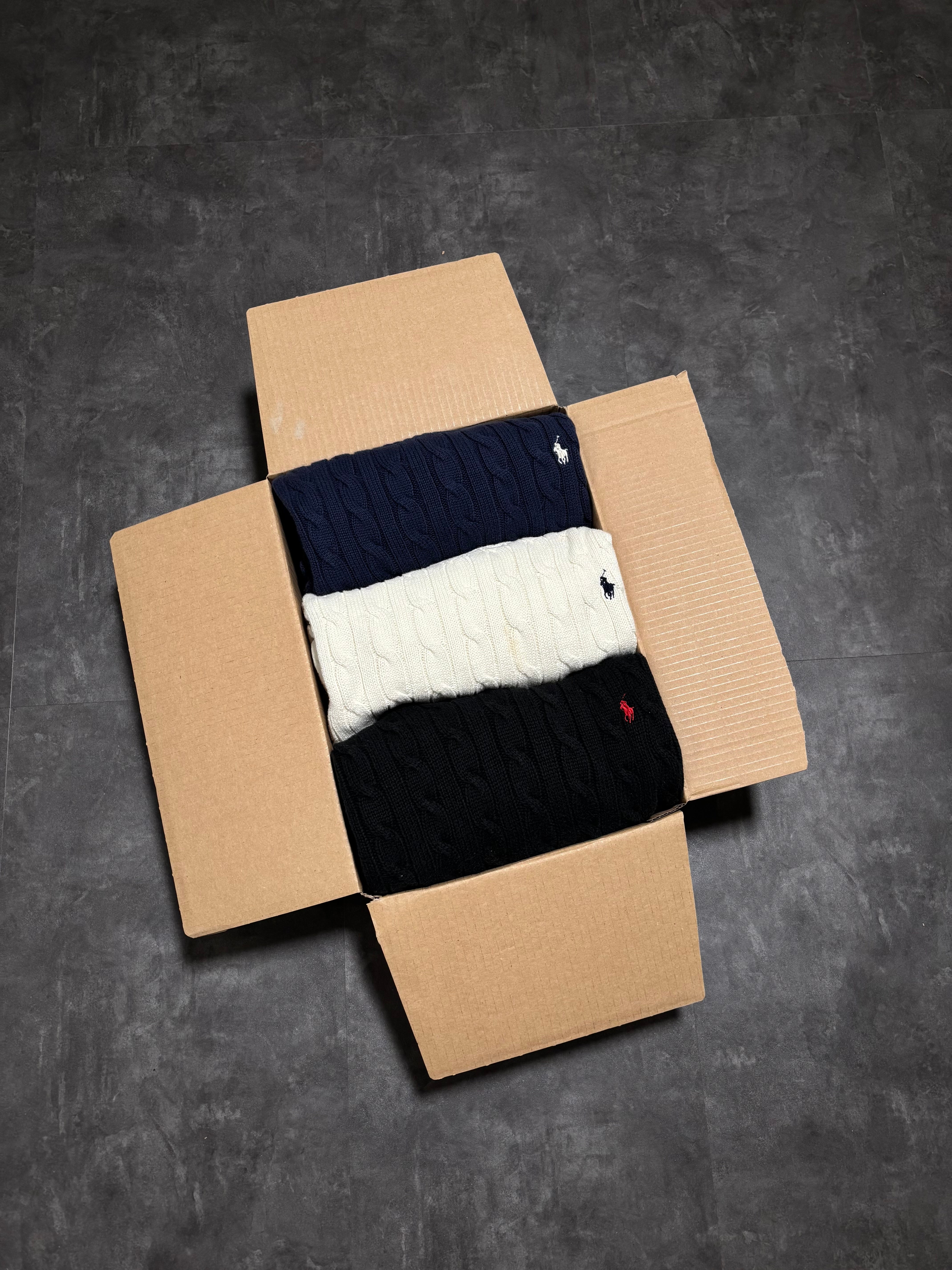 POLO RALPH LAUREN VINTAGE BOX (3 SWEATER)