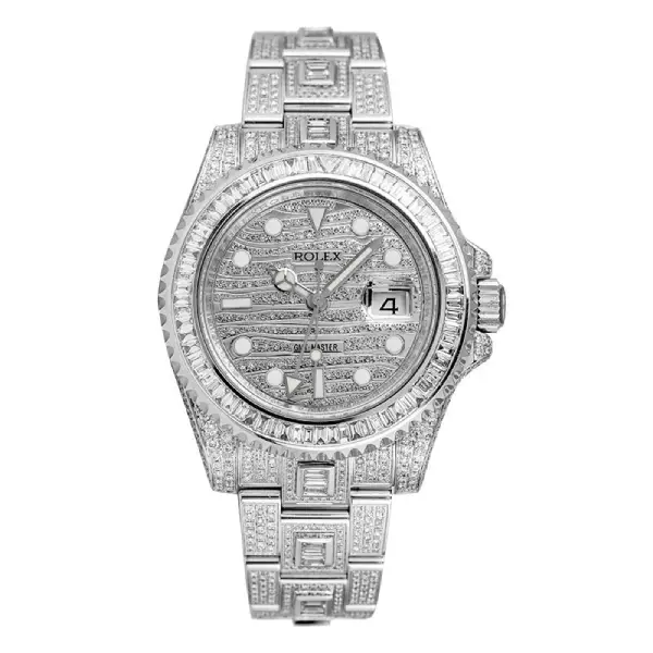 rotktlex gmt master diamond dial