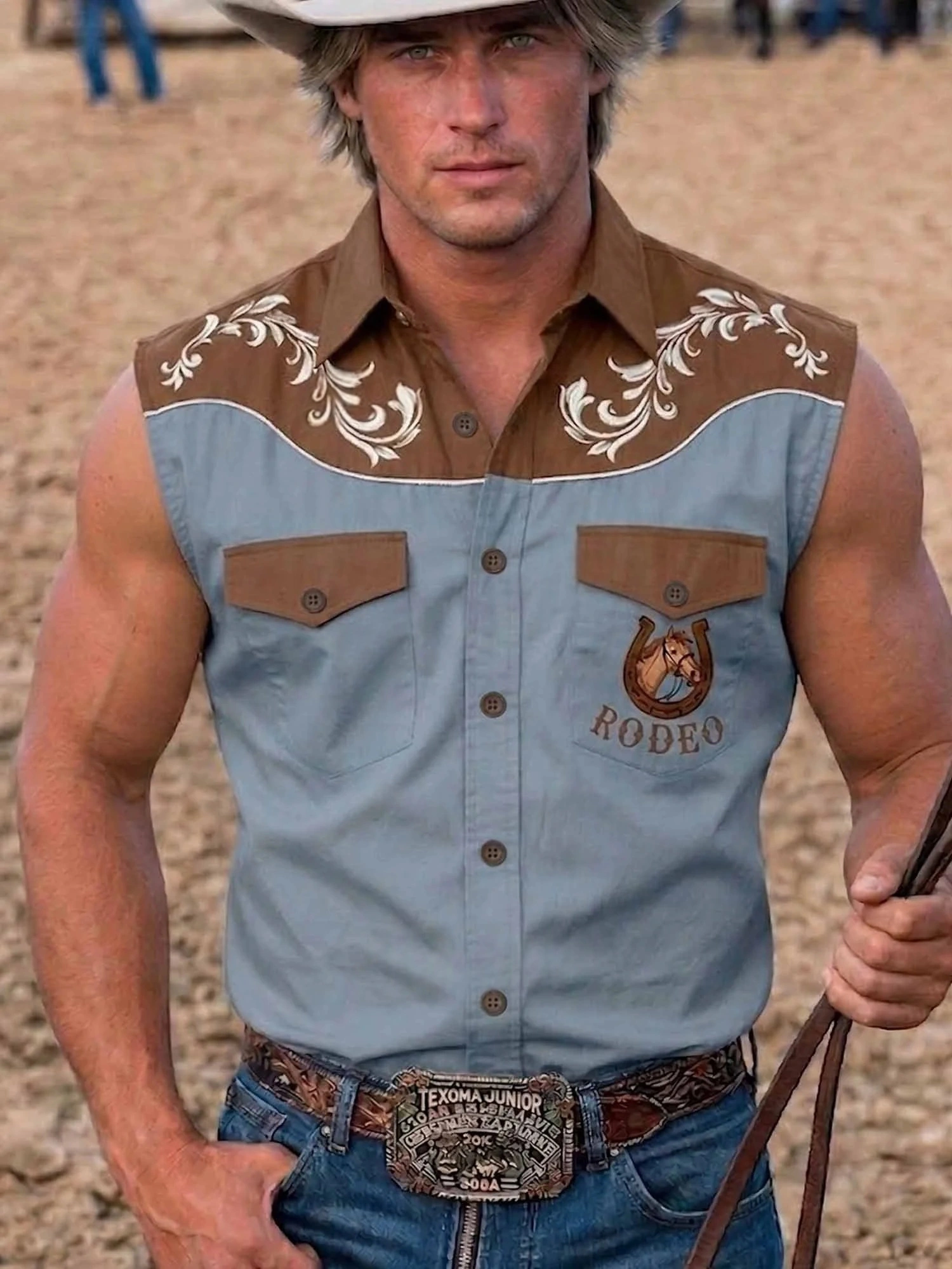 Western Rodeo Cowboy