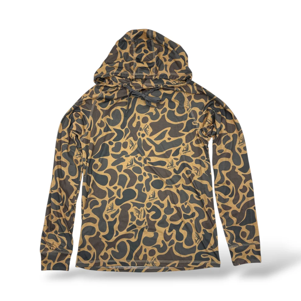 Camo Faded Light Weight Hoodie