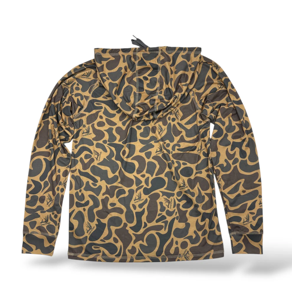 Camo Faded Light Weight Hoodie