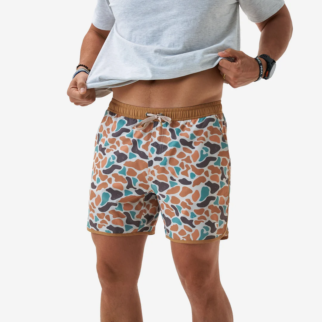 Burlebo Swim Trunks - Bayside Camo