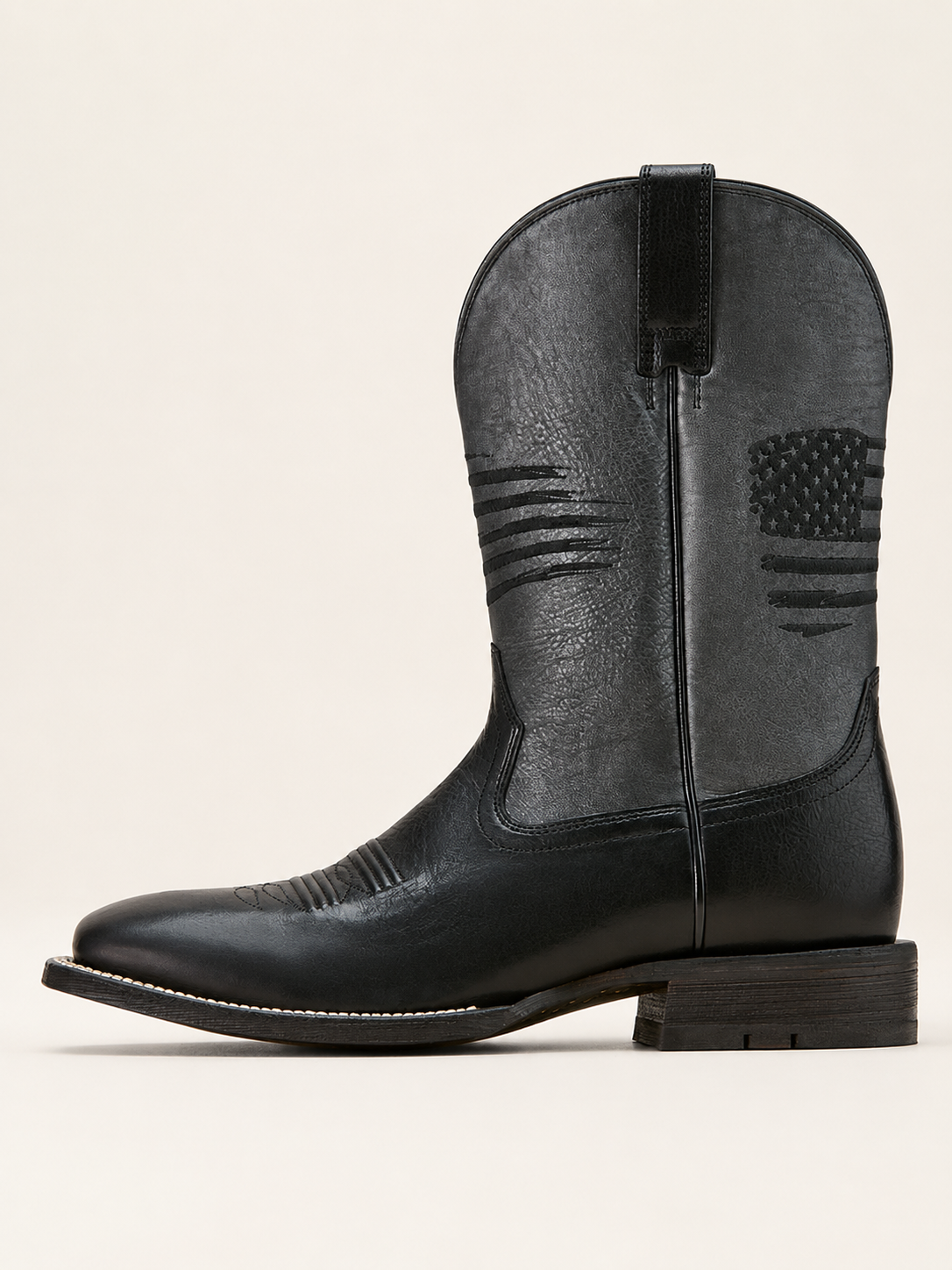 Men's Circuit Patriot Cowboy Boot in Gunmetal
