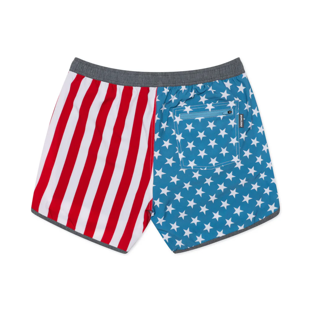 Burlebo Swim Trunks - Throwback USA 2026