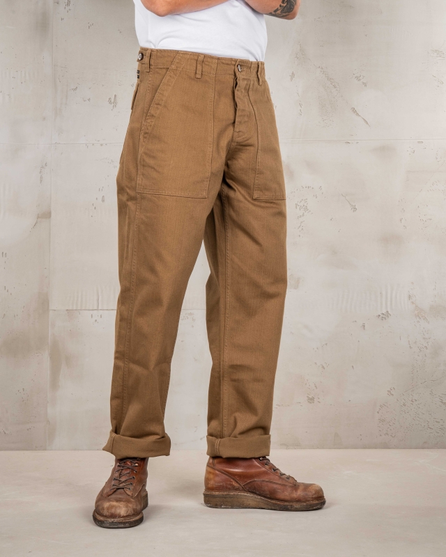 Heavyweight Canvas Cargo Trousers