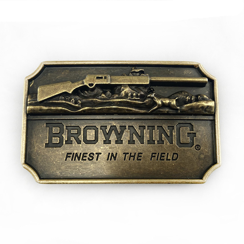 Men's Vintage Western Cowboy Big Plate Buckle