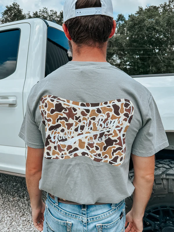 Good Ole Boy Men’s Tee ~ Milla Camo