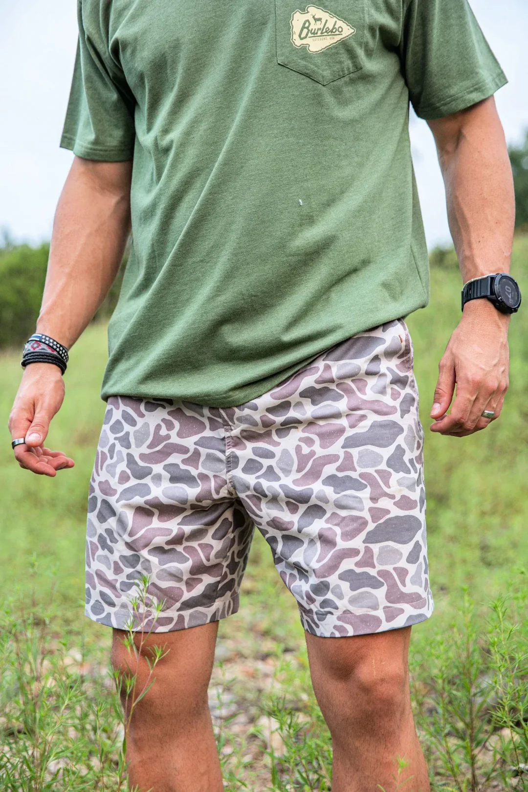 Burlebo Everyday Camo Style Shorts