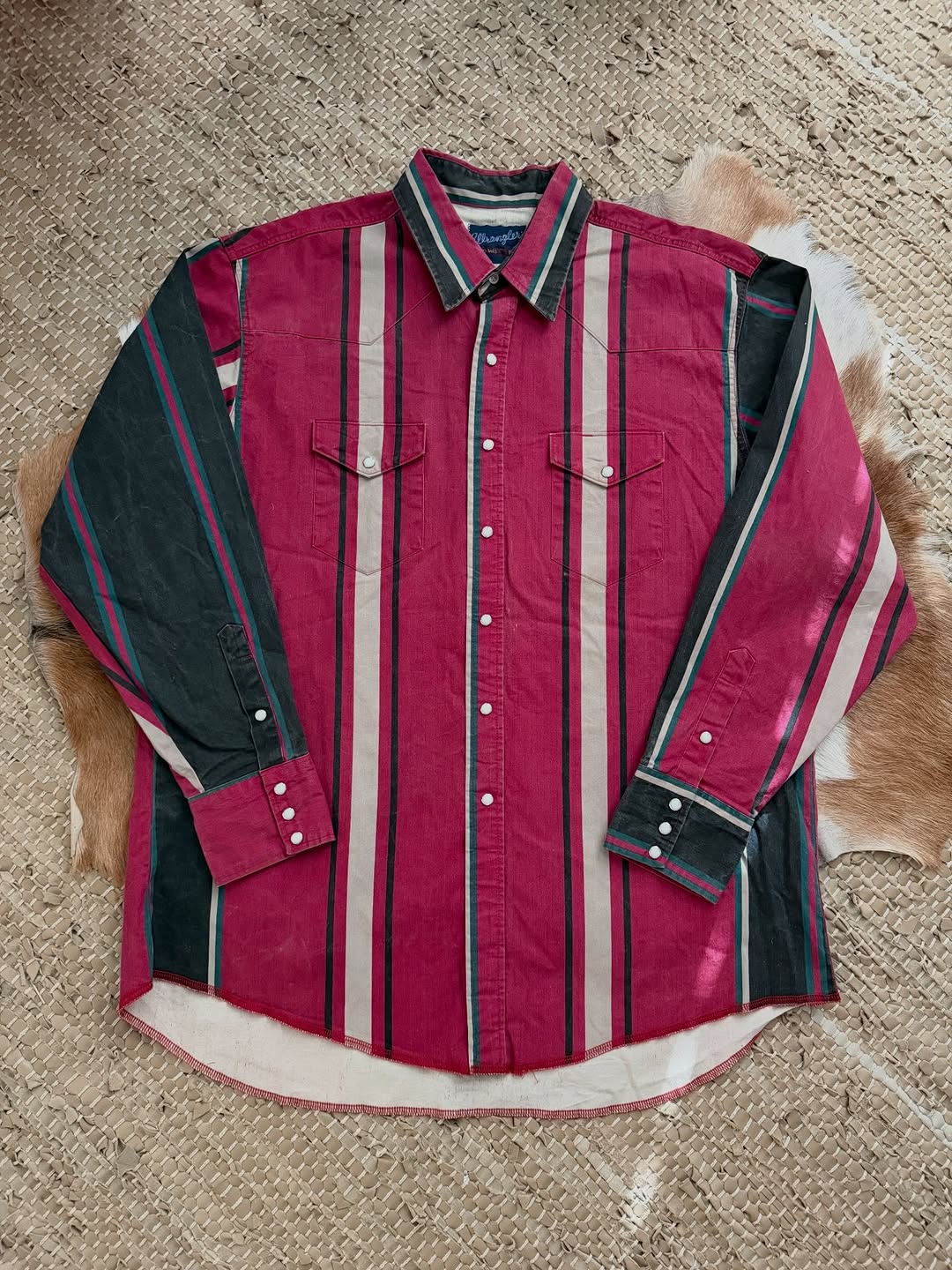 Vintage Striped Western Shirt