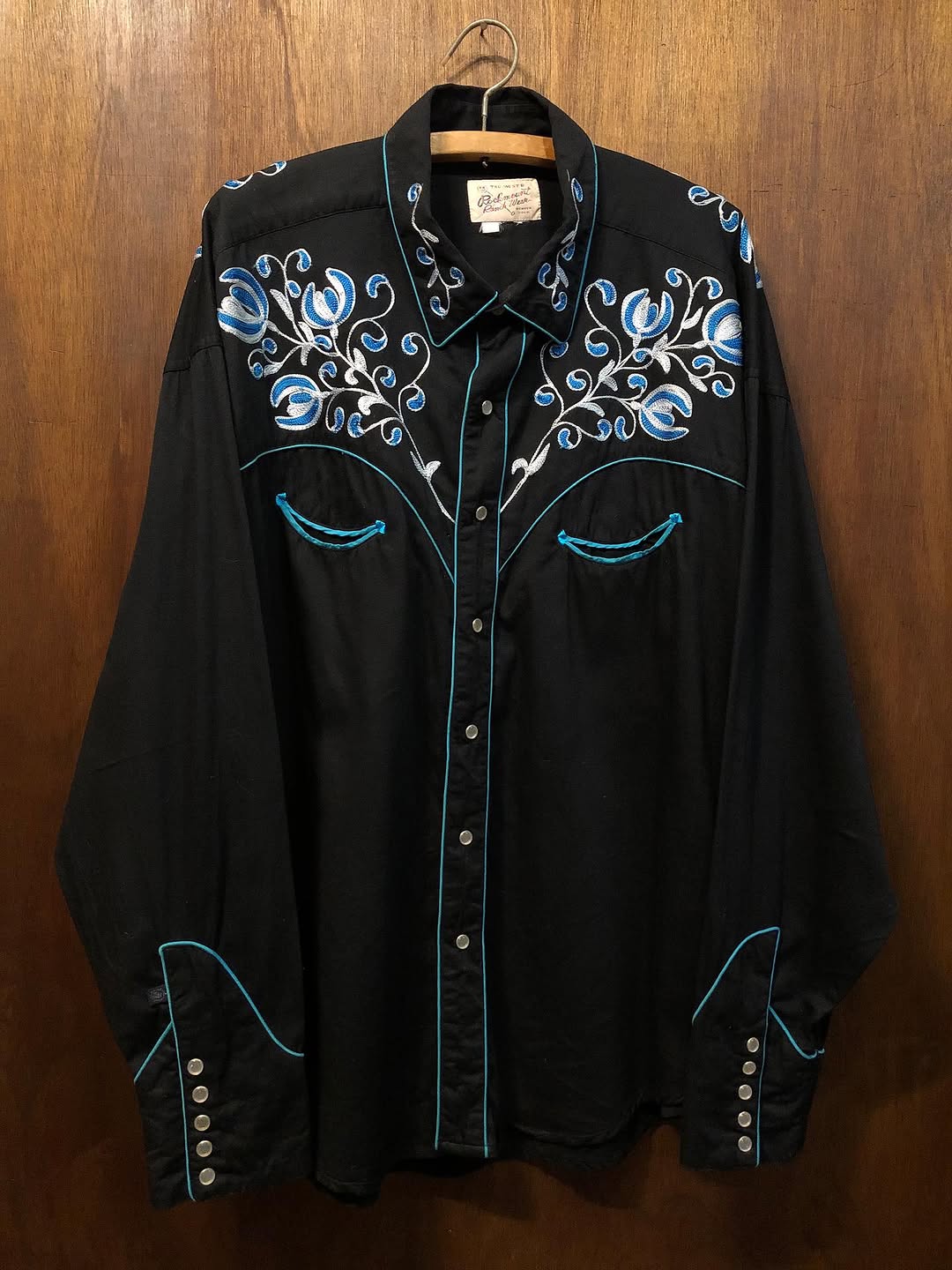 Vintage Black Western Shirt