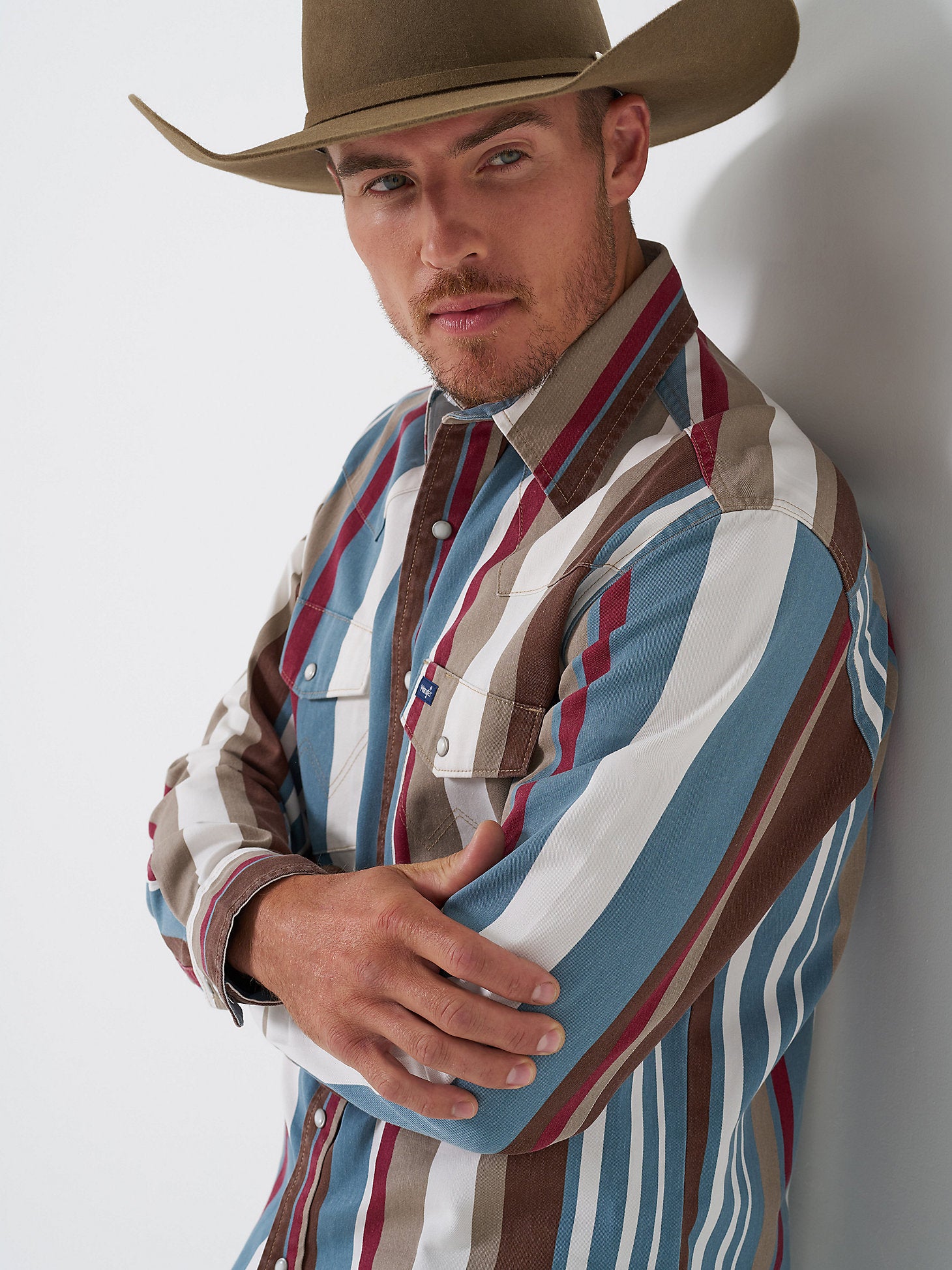 Wrangler Brushpopper  Earth Men's Snap Up