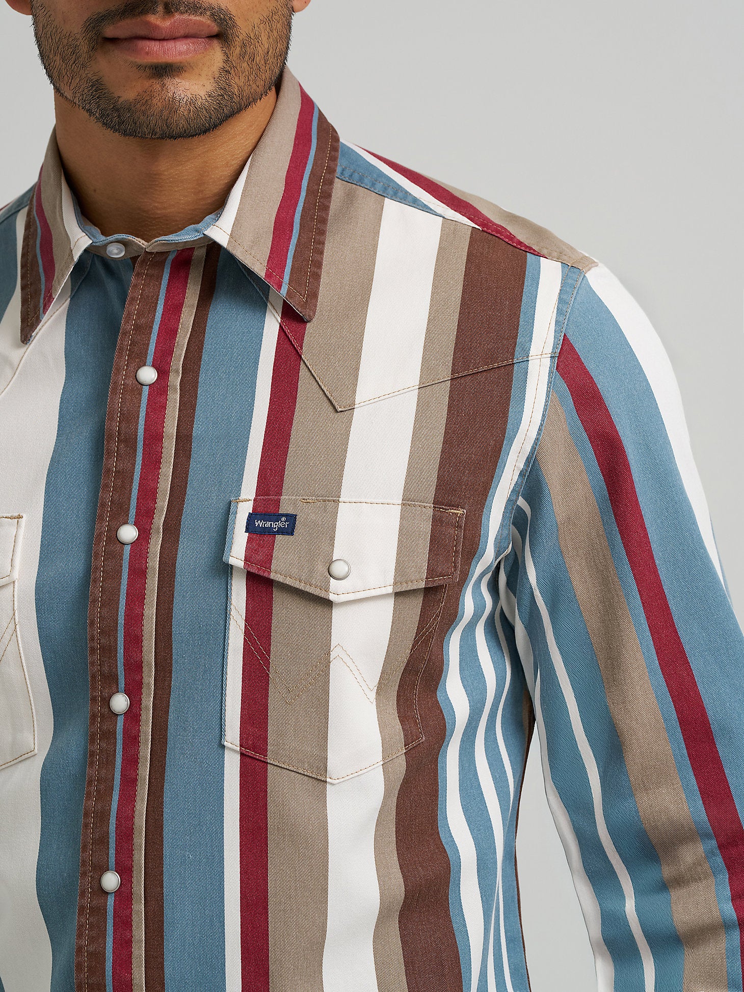 Wrangler Brushpopper  Earth Men's Snap Up