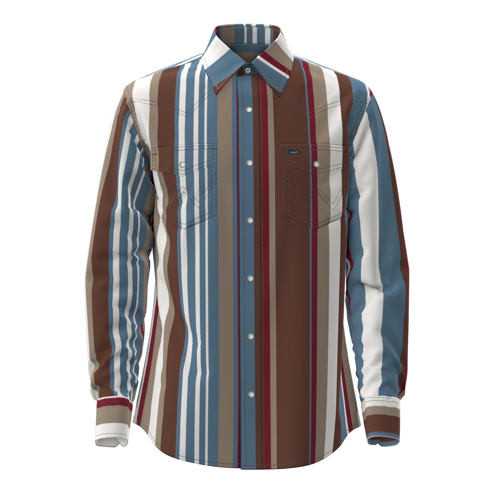 Wrangler Brushpopper  Earth Men's Snap Up