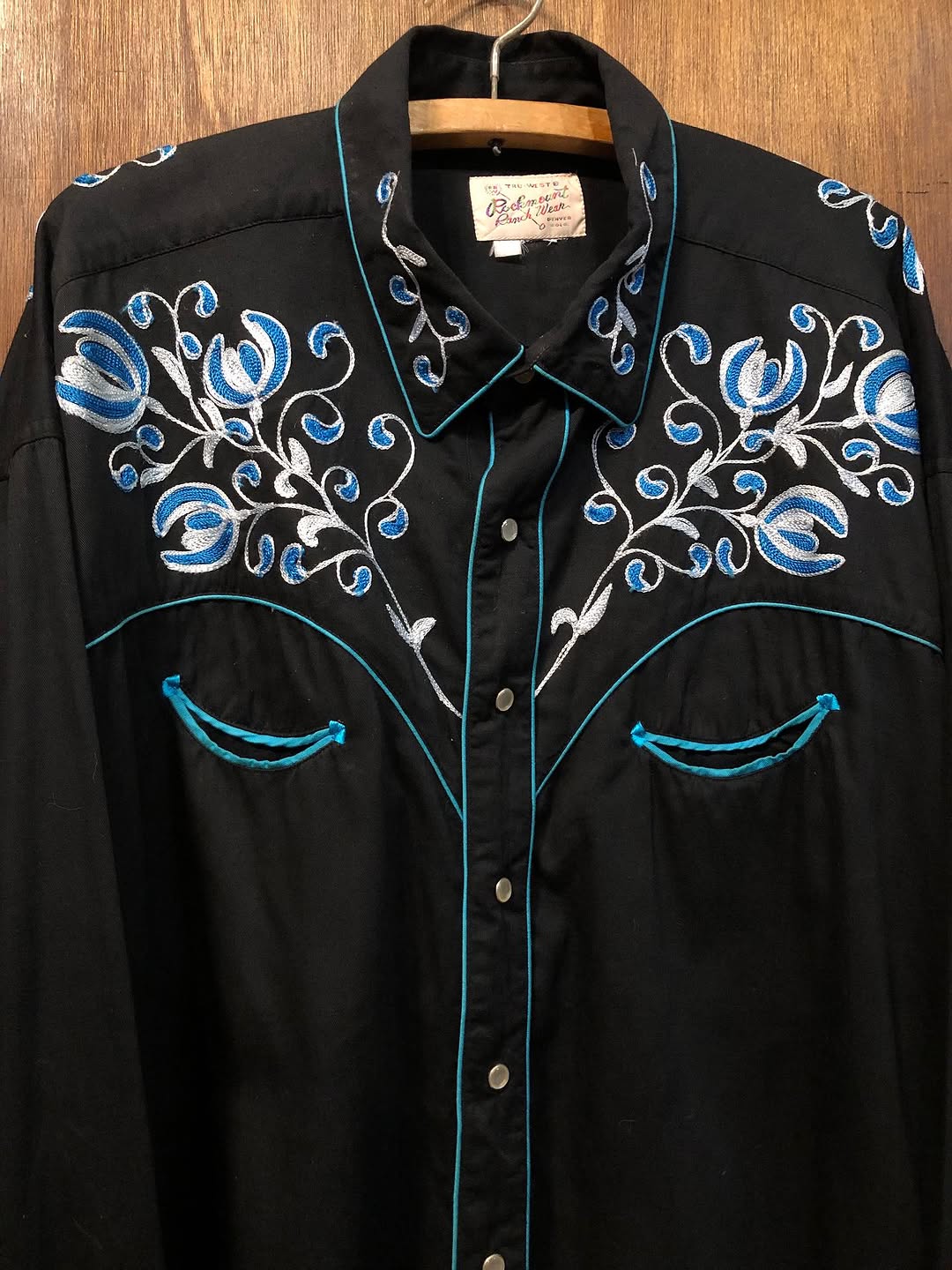 Vintage Black Western Shirt