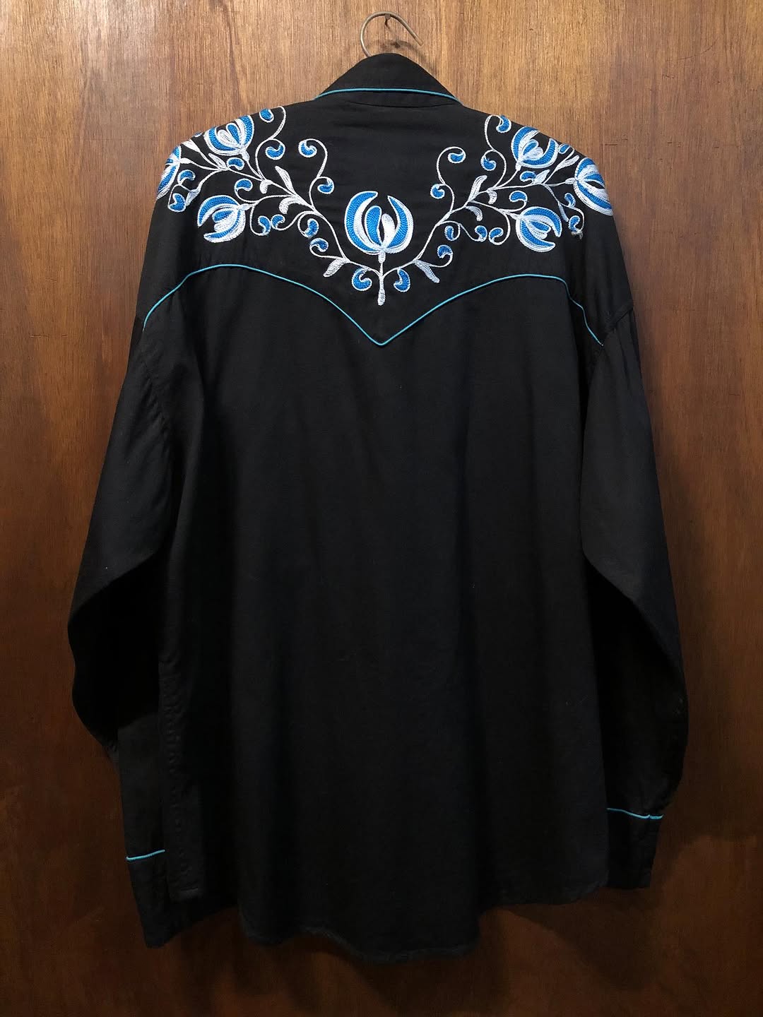 Vintage Black Western Shirt