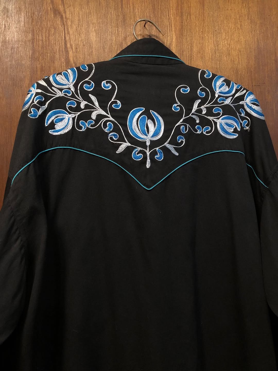 Vintage Black Western Shirt