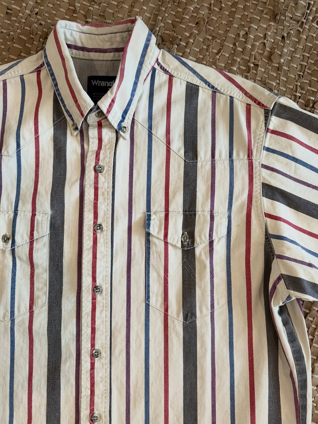 Vintage Striped Western Shirt