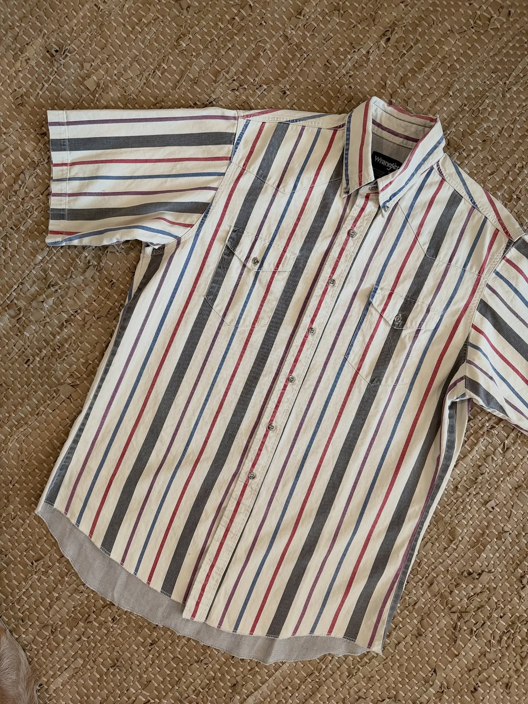 Vintage Striped Western Shirt