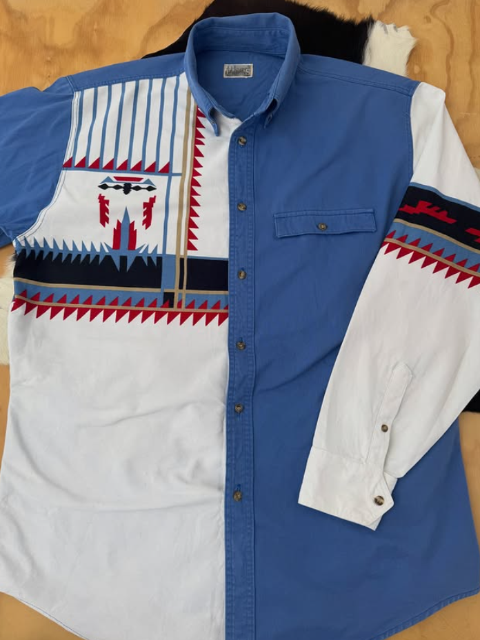 90s Vintage Southwestern Print Shirt