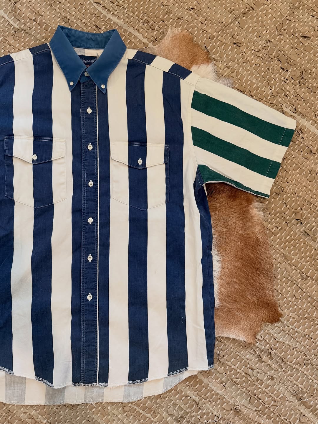 Vintage Striped Western Shirt
