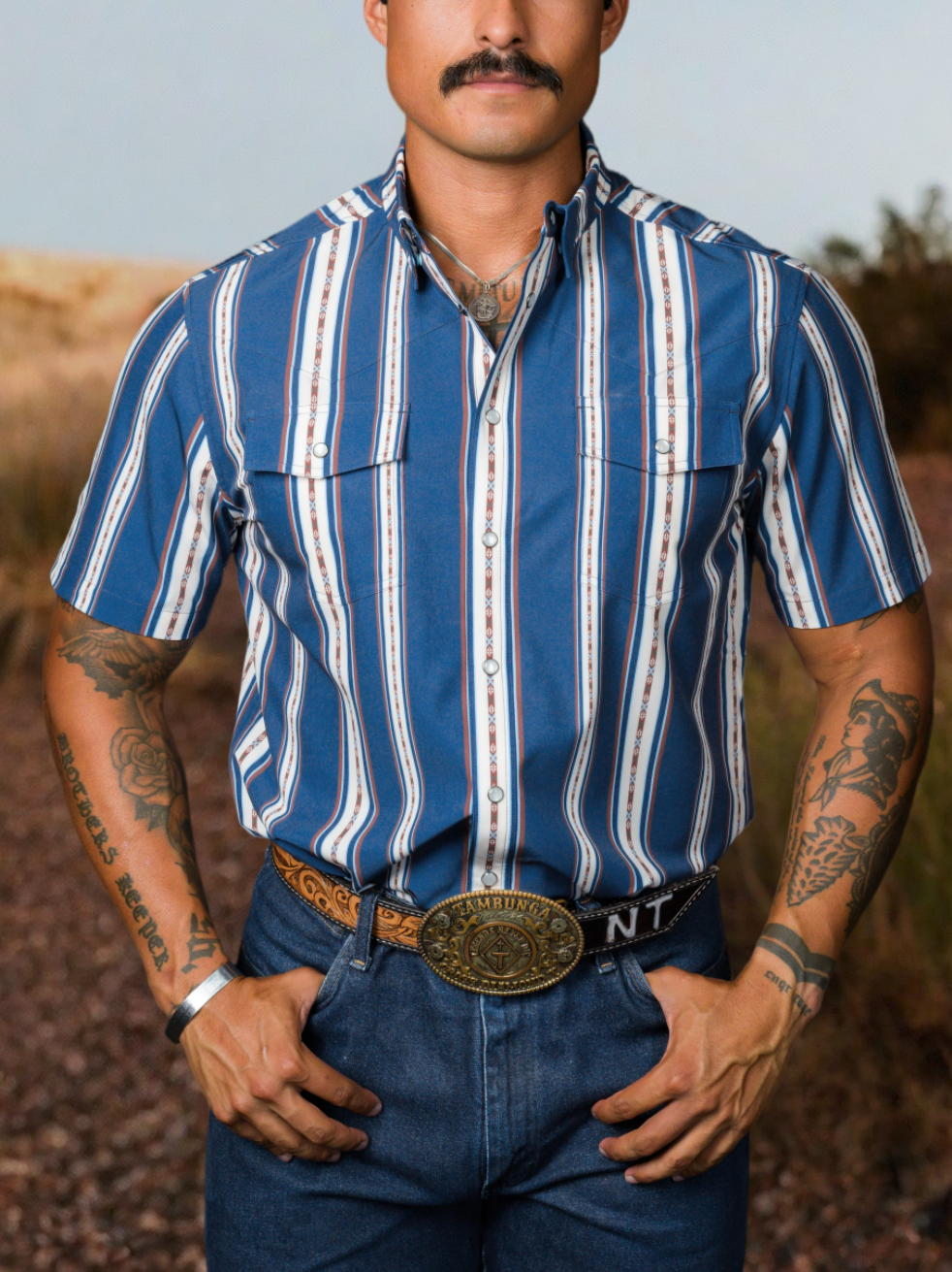 The Hudson - Short Sleeve Snap