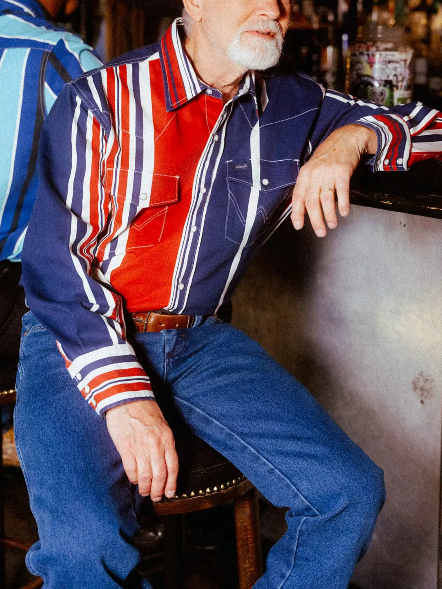 Vintage-Inspired Brushpopper Western Snap Workshirt