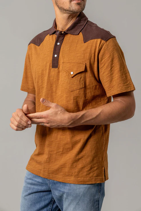 Kimes G-2 Brown Men's Polo Shirt