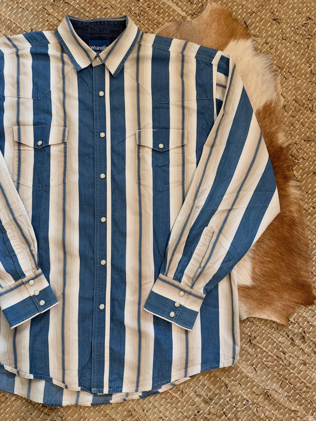 Vintage Striped Western Shirt