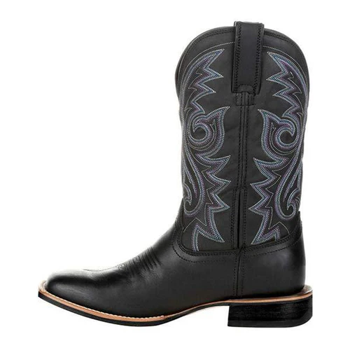 MEN'S VINTAGE EMBROIDERED TALL BOOTS