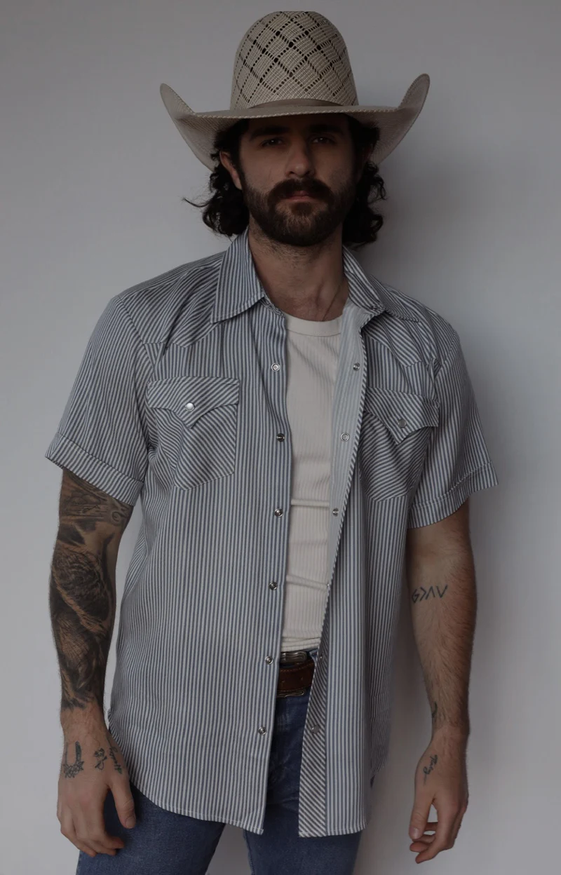 Newport Gray Striped